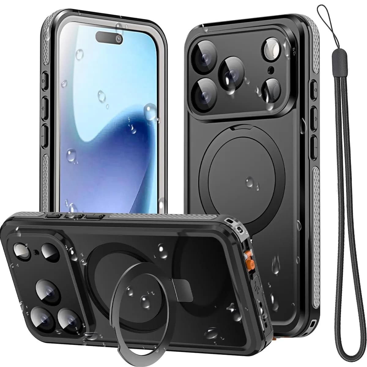 AICase Magnetic iPhone 17 Pro Case Waterproof Magsafe 6.3" | Shockproof & Dustproof