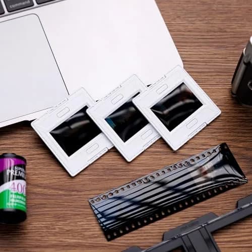 JJC 35mm Slide Film Mounts 50 Pairs (100 pcs) | Premium Scanning Accessories for Projectors & Scanners thumbnail 2