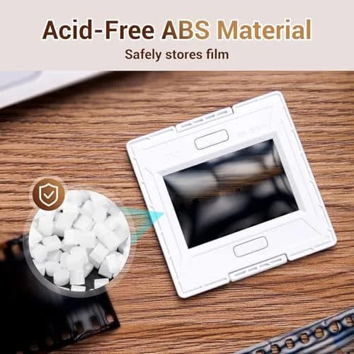 JJC 35mm Slide Film Mounts 50 Pairs (100 pcs) | Premium Scanning Accessories for Projectors & Scanners thumbnail 3