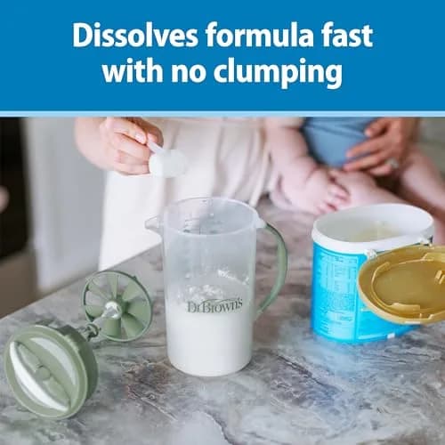Dr. Brown's Formula Mixing Pitcher 36 oz (1065 ml) | Baby Formula Mixer with Adjustable Stopper thumbnail 2