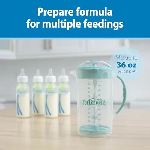 Dr. Brown's Formula Mixing Pitcher 36 oz (1065 ml) | Baby Formula Mixer with Adjustable Stopper thumbnail 3