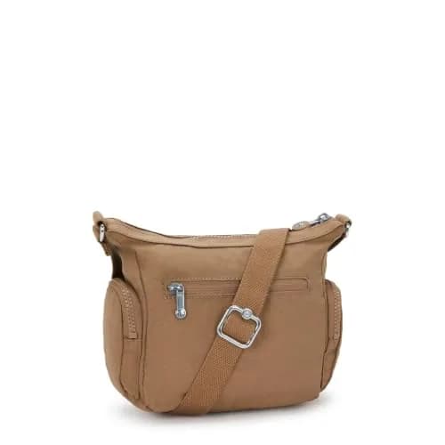 Kipling Gabbie Mini Crossbody Bag Early Tan Nylon | Adjustable Strap, 4L Capacity thumbnail 2