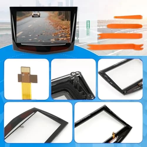 HBIHGHHONG Cadillac ATS SRX XTS CTS Escalade CUE Touch Screen Replacement Display Glass | High-Definition Fit thumbnail 4