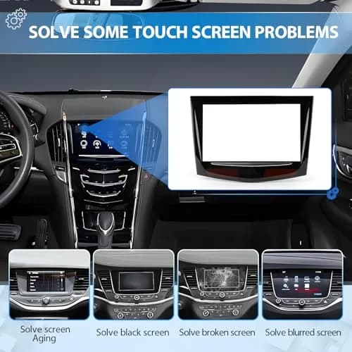HBIHGHHONG Cadillac ATS SRX XTS CTS Escalade CUE Touch Screen Replacement Display Glass | High-Definition Fit thumbnail 5
