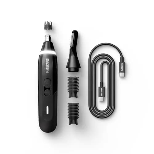 MANSCAPED Weed Whacker 3.0 PRO Electric Nose, Ear & Eyebrow Hair Trimmer | SkinSafe Technology, Waterproof, Rechargeable, 60 Min Runtime thumbnail 9