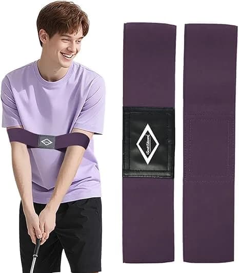 Scott Edward Pro Golf Swing Training Aid X-Large Purple | Corrects Swing Gesture for Beginners thumbnail 2