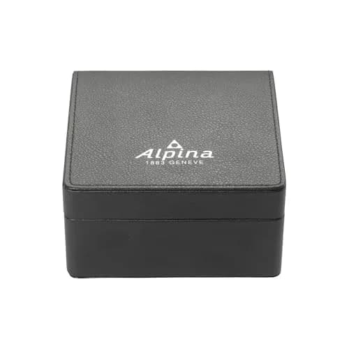 Alpina Men's Automatic Heritage Handwinding Watch, Beige Leather Strap, Silver-Tone Dial | Vintage Adventurer's Timepiece thumbnail 3