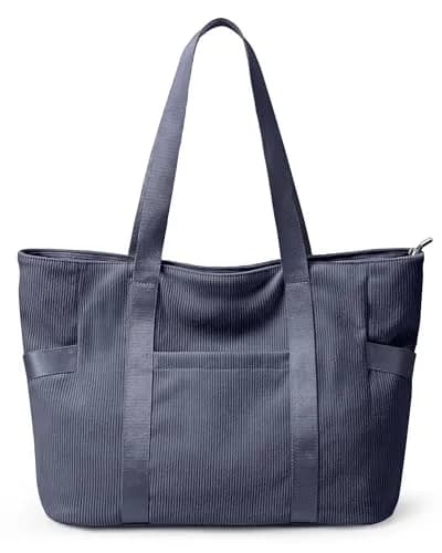 DIXEIGHT Tote Bag for Women, Large Corduroy Capacity | Water-Resistant & Versatile thumbnail 1