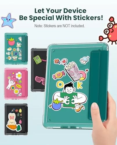 MoKo Magnetic Case for 7" Kindle Paperwhite 12th Gen & Colorsoft | Waterproof, Auto Wake/Sleep, Lightweight Jade Green thumbnail 5