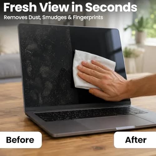 EVEO Screen Wipes 150 Pack | Streak-Free Cleaning for Electronics, Screens, and Lenses thumbnail 5
