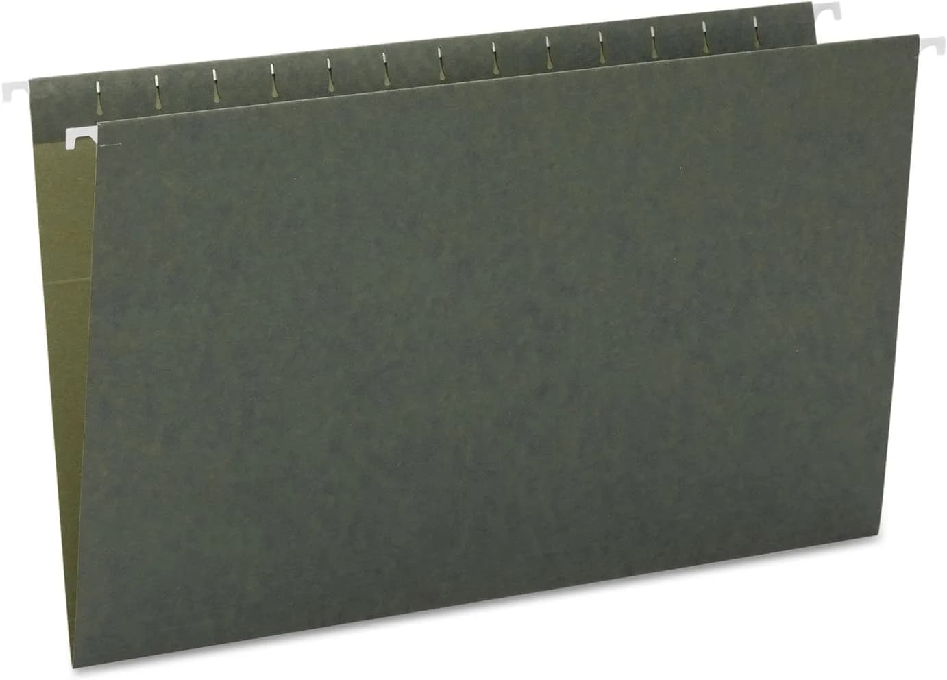 Smead Hanging File Folders Legal Size Standard Green 25 per Box (Pack of 5) | Made in USA with Recycled Content