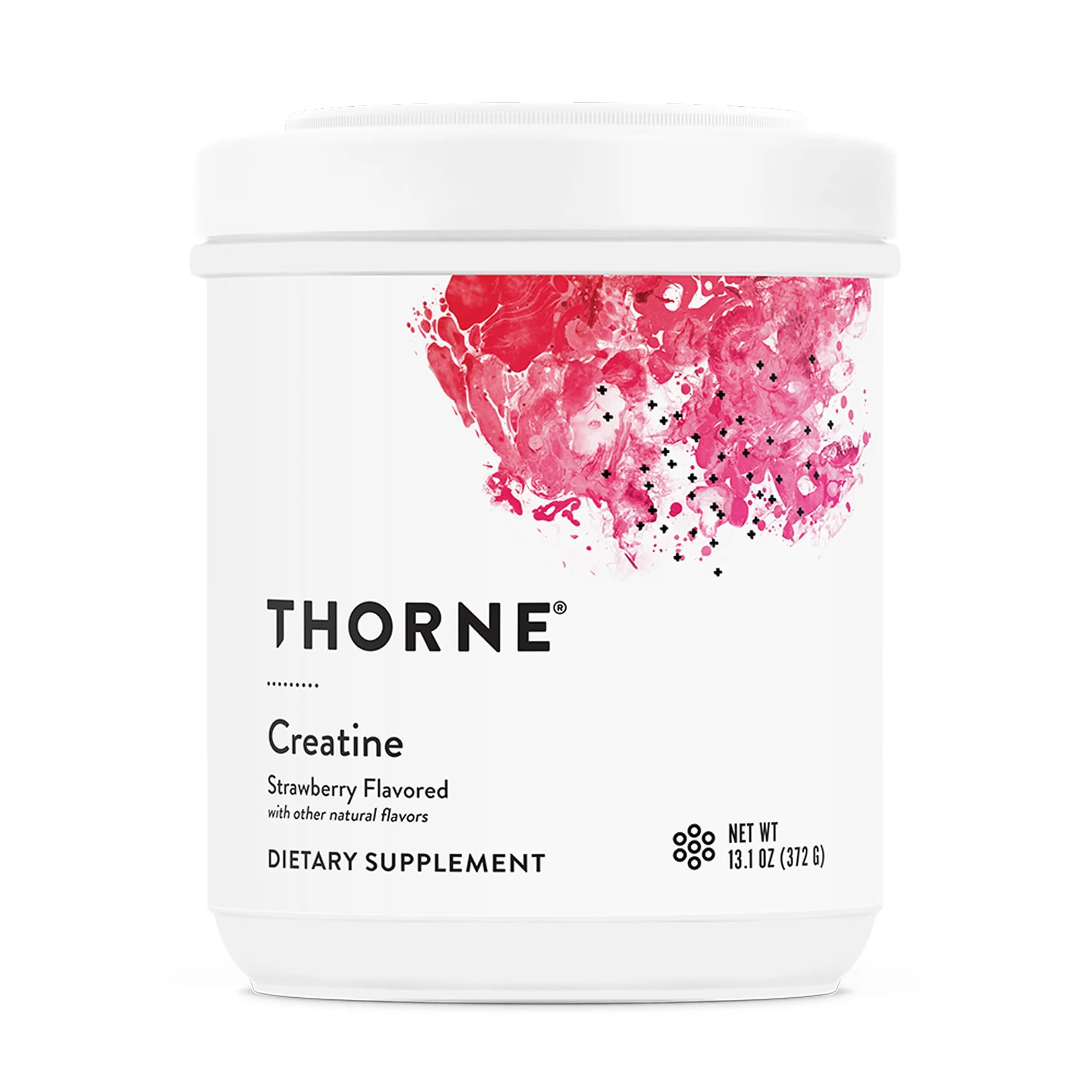 THORNE Creatine Micronized Creatine Monohydrate Powder Strawberry 5 g per Serving | NSF Certified for Sport