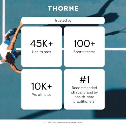 THORNE Creatine Micronized Creatine Monohydrate Powder Strawberry 5 g per Serving | NSF Certified for Sport thumbnail 8