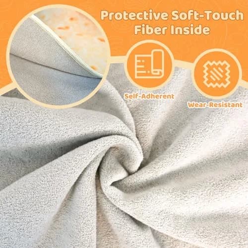 MASHDE 31.5" Tortilla Shape Blanket Cat Grooming Wrap for Cutting Nails | Soft Microfibre Restraint & Grooming Kit thumbnail 6