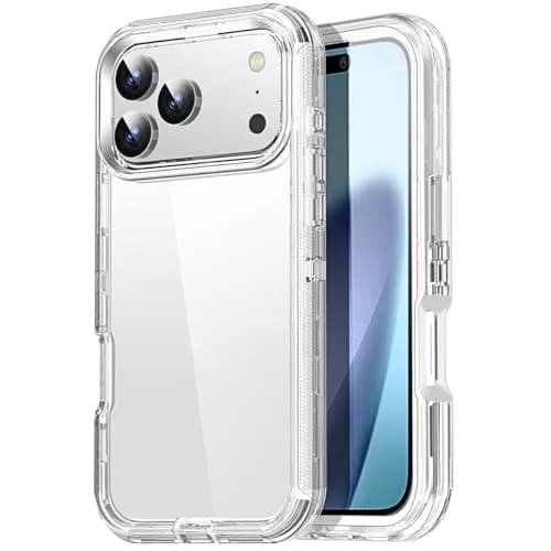AICase iPhone 17 Pro Case Clear 3 in 1 Heavy Duty Drop Protection | Rugged Shockproof Dust Proof thumbnail 1