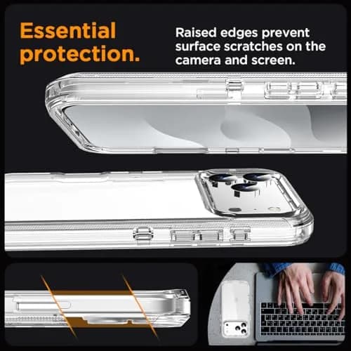 AICase iPhone 17 Pro Case Clear 3 in 1 Heavy Duty Drop Protection | Rugged Shockproof Dust Proof thumbnail 5