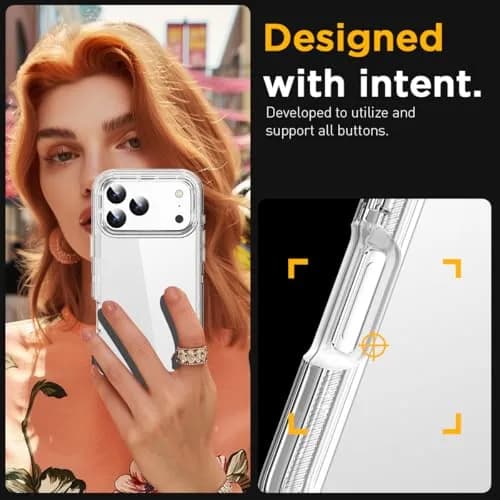 AICase iPhone 17 Pro Case Clear 3 in 1 Heavy Duty Drop Protection | Rugged Shockproof Dust Proof thumbnail 6
