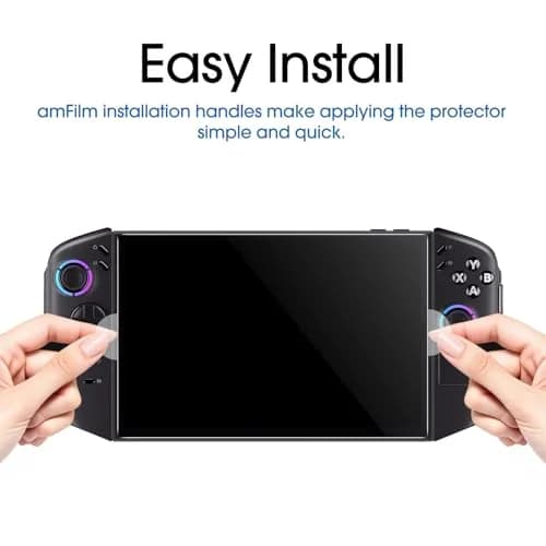 amFilm Screen Protector for Lenovo Legion Go Gen 2 8.8'' Handheld 2025 | 2 Pack Tempered Glass Full Coverage thumbnail 7