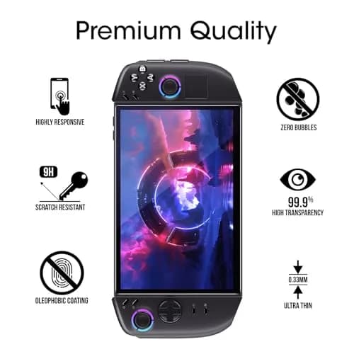 amFilm Screen Protector for Lenovo Legion Go Gen 2 8.8'' Handheld 2025 | 2 Pack Tempered Glass Full Coverage thumbnail 3