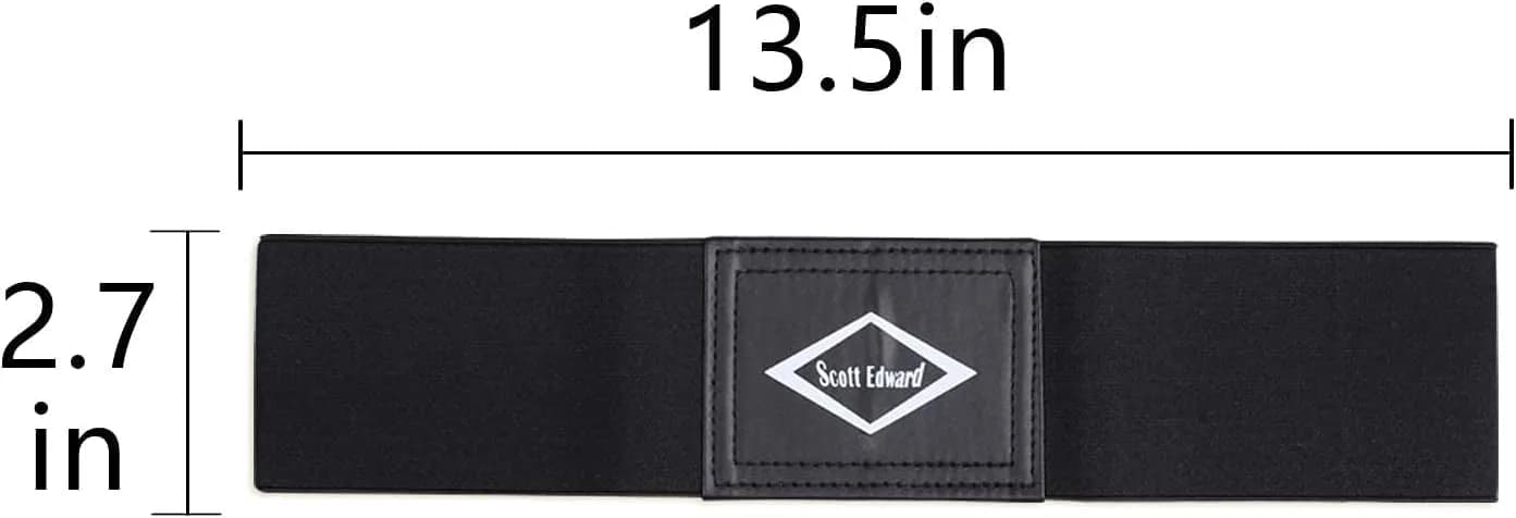 Scott Edward Black Golf Swing Training Aid with Arm Band | XL Size (35cm+ arm circumference) thumbnail 2