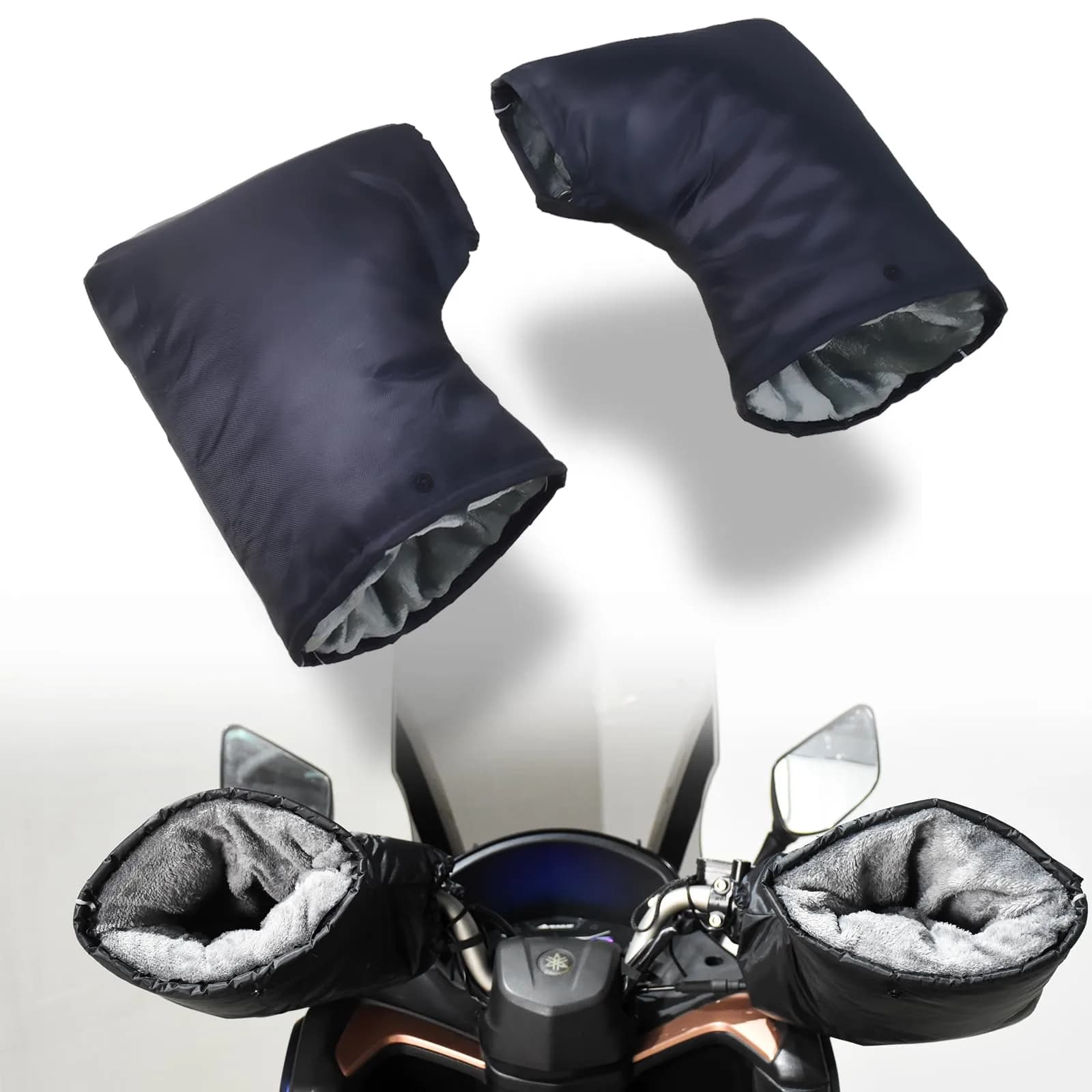 Sparkmods Motorcycle Handlebar Muffs Gloves Riding Cycling Mitten X-Large | Windproof Waterproof Hand Covers - main product image
