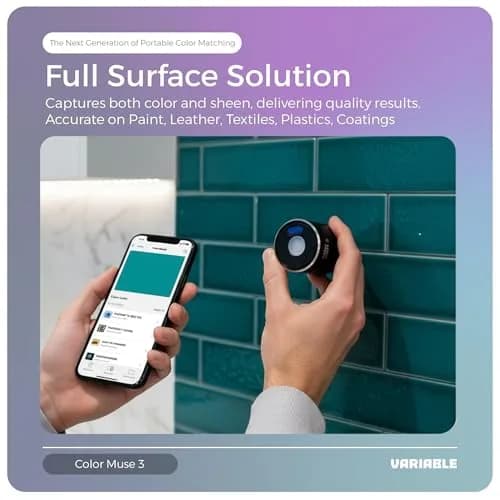 COLOR MUSE 3 Portable Color Matching and Paint Scanner Device with Case | Wireless Digital Colorimeter Sensor for Accurate Color thumbnail 6