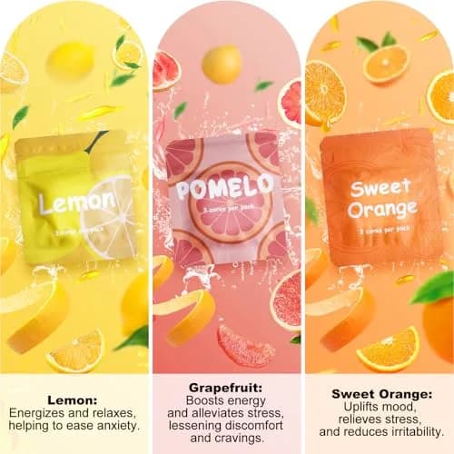 ASTOFLI Pomelo Orange Lemon Flavored Breathing Necklace for Quitting Smoking | 1 Unit thumbnail 4