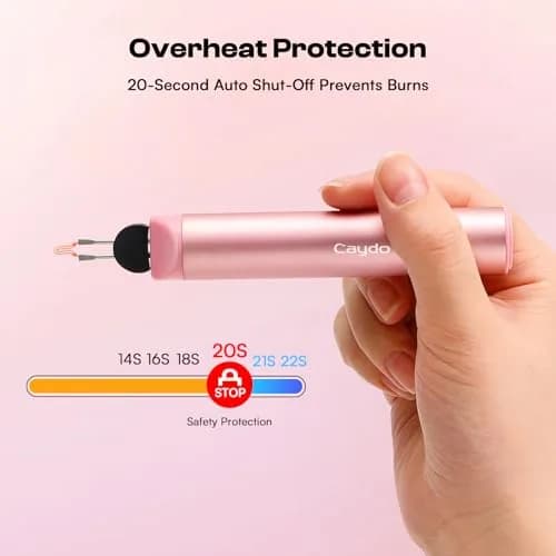 Caydo Rechargeable Thread Burner Tool, USB-C Fast Charging | Precision & Safety for Crafts thumbnail 6
