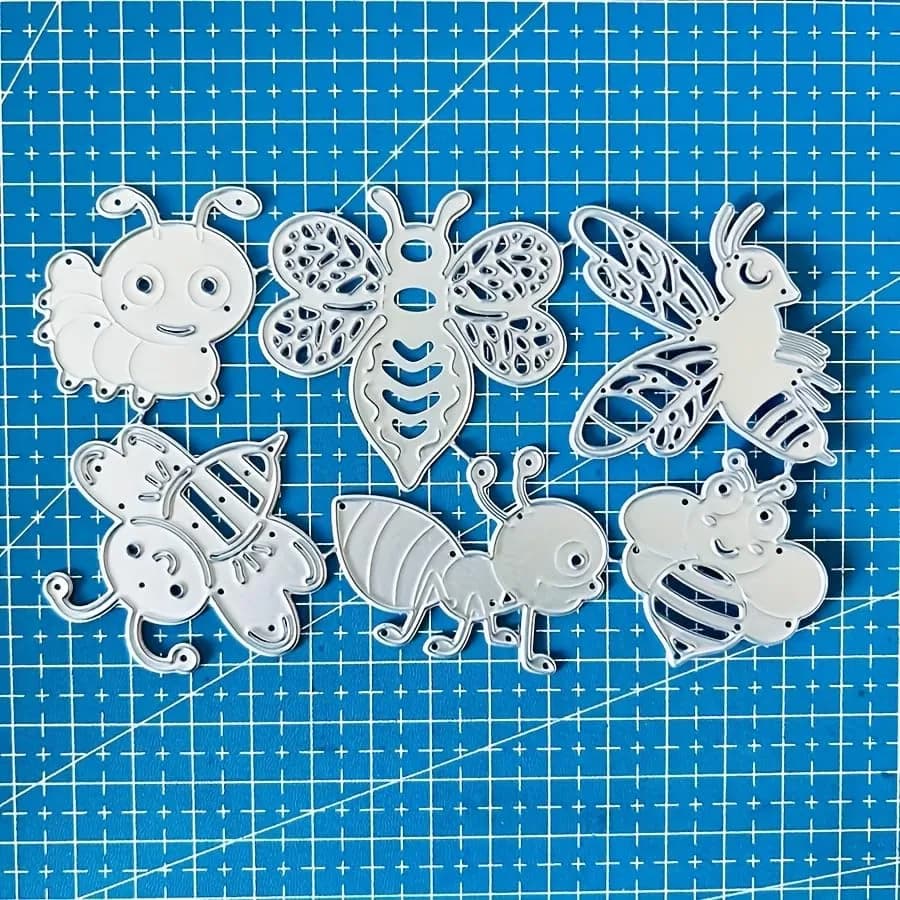 Trdxxx Bee Metal Cutting Dies 8.3cm (3.27") | Crafting & Card Making Stencil thumbnail 11