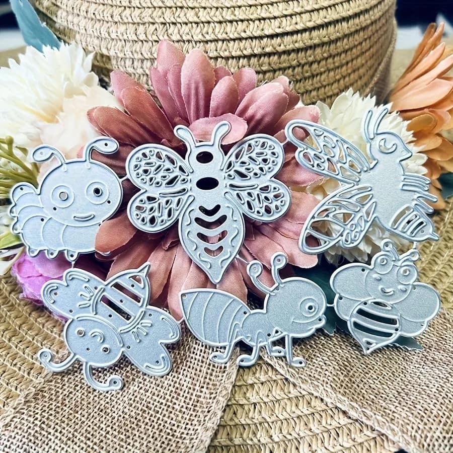 Trdxxx Bee Metal Cutting Dies 8.3cm (3.27") | Crafting & Card Making Stencil thumbnail 14