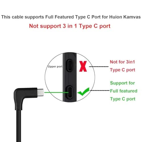 QCEs Right Angle USB C to USB C Cable 3.3Ft (1m) | 20Gbps Data, 4K Video, 100W Charging thumbnail 3