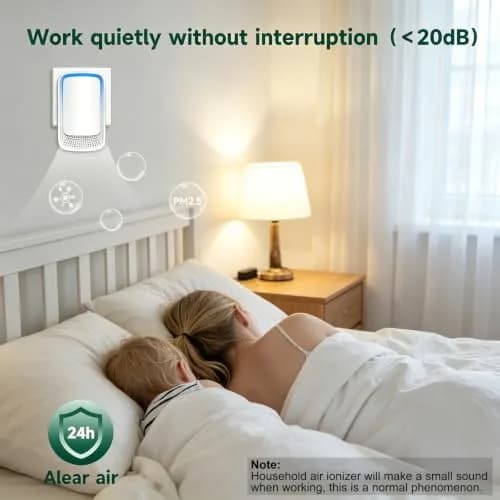 JOSTART Air Ionizers for Home 6 Pack | Filterless Negative Ion Air Purifier thumbnail 3