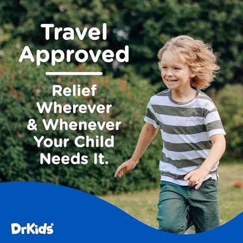 Dr. Kids Children's Allergy Relief Medicine, Mixed Berry Flavor, 30 Count | Fast-Acting, DYE FREE, Travel-Friendly thumbnail 4