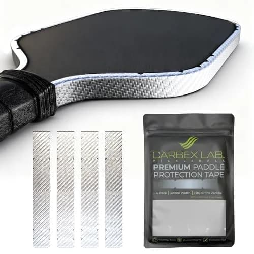 Carbex Lab Pickleball Edge Guard Tape – Carbon Silver – 30mm Width for 16mm Paddle | Lightweight, Durable Shield thumbnail 1