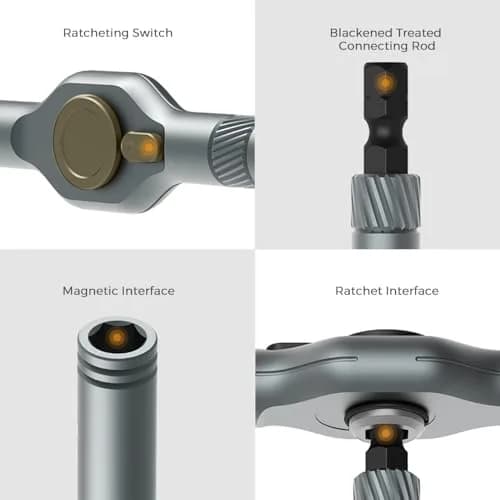 ANVANNA 42 in 1 Magnetic Screwdriver Set | Multi Bit, Compact & Portable thumbnail 4