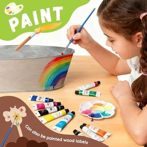 PLANTMEW Paint & Plant Flower Growing Kit for Kids | Creative Gardening Set for Ages 5-12 thumbnail 5