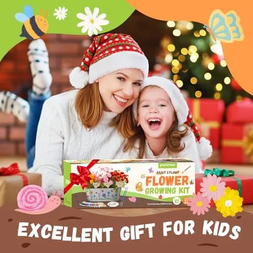 PLANTMEW Paint & Plant Flower Growing Kit for Kids | Creative Gardening Set for Ages 5-12 thumbnail 8
