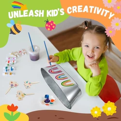 PLANTMEW Paint & Plant Flower Growing Kit for Kids | Creative Gardening Set for Ages 5-12 thumbnail 3