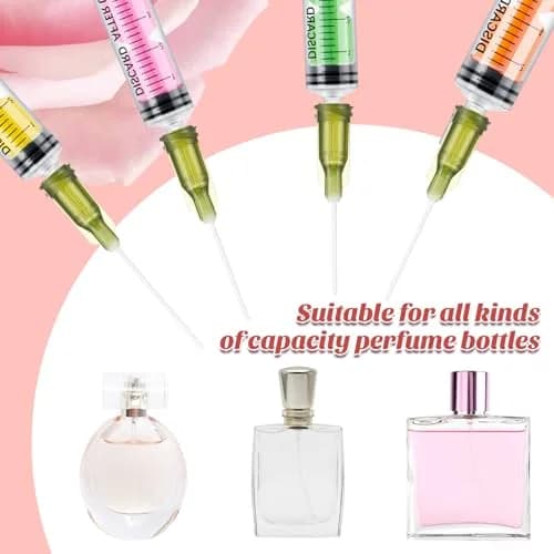 Geiserailie 6 Pcs Perfume Syringe Extractor 5ml 10ml Rainbow | Decant Kit for Perfumes & Liquids thumbnail 6