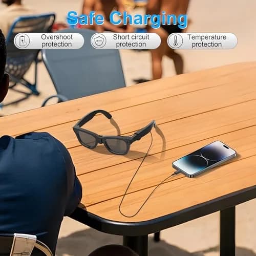 RCstyle Charging Cable for Ray-Ban Meta Smart Glasses 1.2m (3.9ft) | Type-A Interface Converter Included thumbnail 4