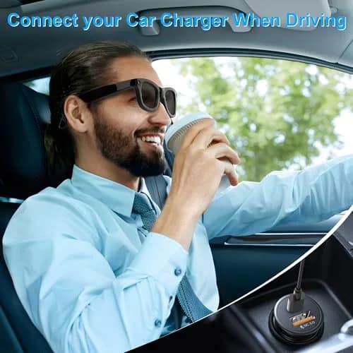 RCstyle Charging Cable for Ray-Ban Meta Smart Glasses 1.2m (3.9ft) | Type-A Interface Converter Included thumbnail 5