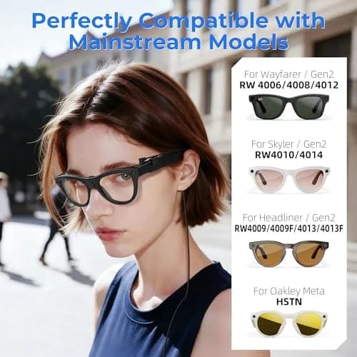 RCstyle Magnetic Charging Cable for Ray-Ban Meta Gen 2/1 & Oakley Meta HSTN 1.2m (3.9ft) | Fast Charging for Smart Glasses thumbnail 3