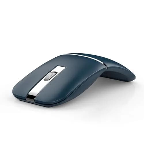 NYIEFADA Bluetooth Wireless Arc Travel Mouse 2.4G & Bluetooth 5.0 | Foldable, Rechargeable, Multi-Device thumbnail 1