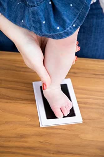 Pearhead Clean Touch Ink Pad Kit, 2-Pack, Baby Keepsake Gift | Mess-Free Newborn Prints thumbnail 4