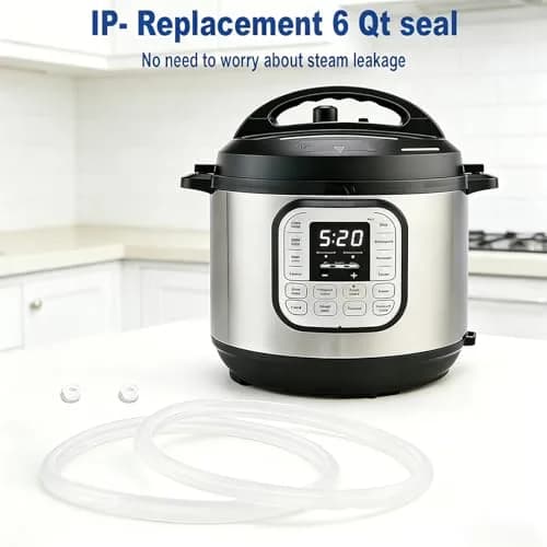 Fuator Silicone Sealing Ring for Instant Pot 6Qt (2 Pack) | Float Valve Caps Included thumbnail 3
