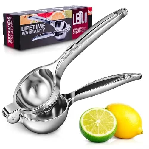LEGLO Stainless Steel Lemon Squeezer 21cm (8.3 Inch) | Ergonomic Hand Juicer for Citrus, Limes & Oranges thumbnail 1