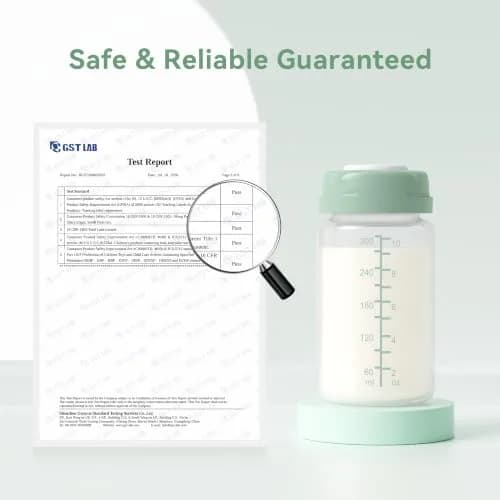 TOVVILD 10oz (295ml) Breastmilk Storage Bottles, 6-Pack | Compatible with Spectra & Momcozy Pumps thumbnail 4