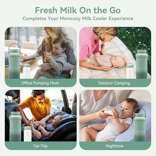TOVVILD 10oz (295ml) Breastmilk Storage Bottles, 6-Pack | Compatible with Spectra & Momcozy Pumps thumbnail 7