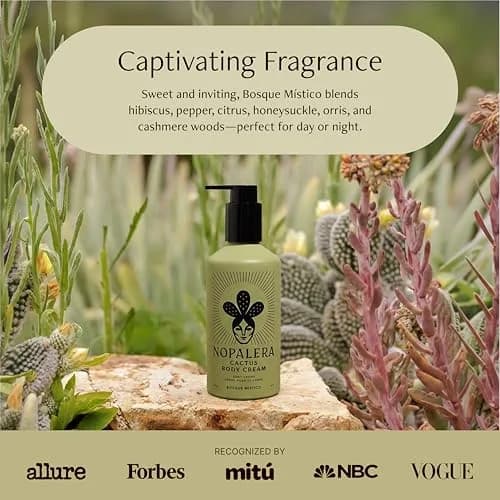 Nopalera Cactus Body Cream | Deeply Nourishing | Bosque Místico | 8oz thumbnail 8