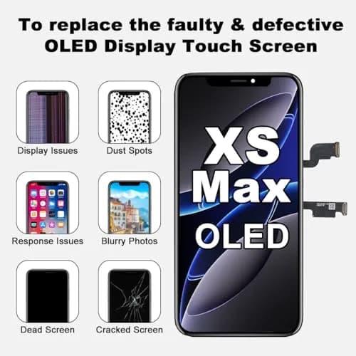 SIMDOG OLED Screen Replacement for iPhone XS Max 6.5" (Full HD Display) | True Tone Programmable thumbnail 8